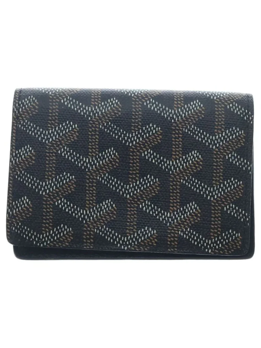 Goyard Malesherbes Card Wallet Flap Case Brown
